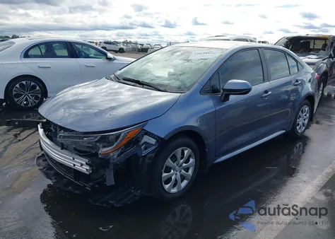 2025 Toyota Corolla Le z USA, uszkodzony, nr VIN 5YFB4MDE7SP347926